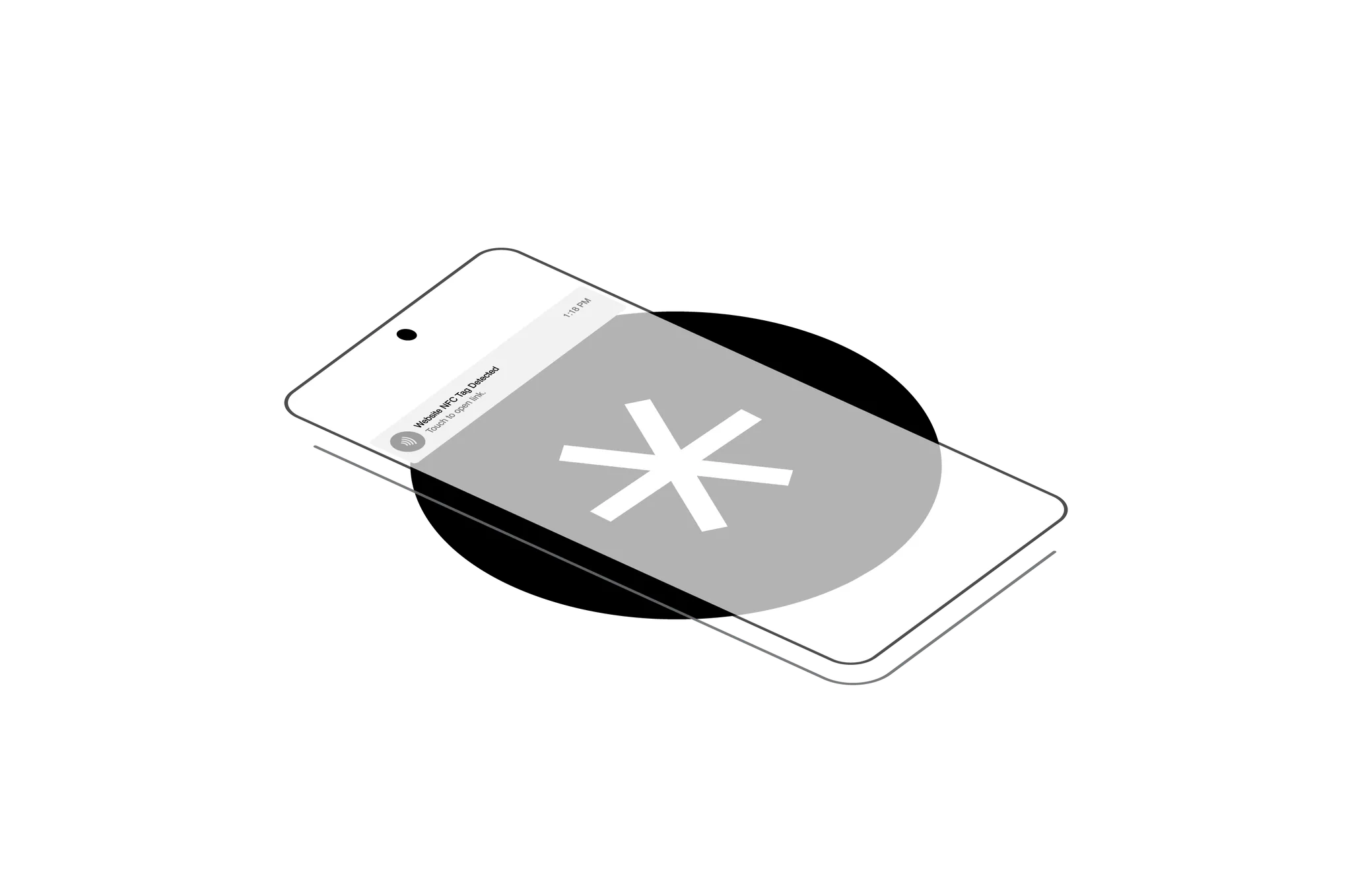 Android NFC tapping demonstration